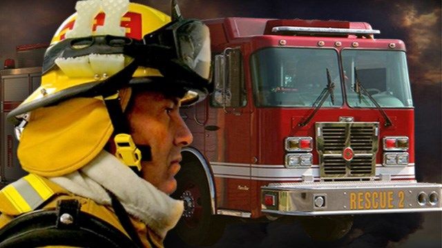 Firefighter-fire truck